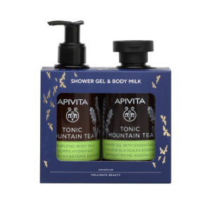 Apivita Tonic Mountain Tea Leite de Corpo e Gel de Banho