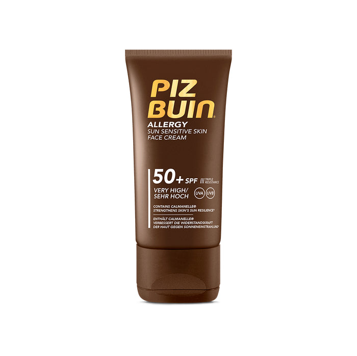 Piz Buin Allergy FPS50+ Creme Facial Pele Sensível ao Sol 50mL