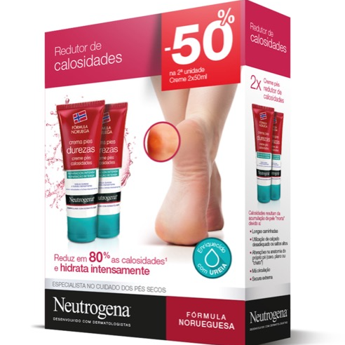 NEUTROGENA NORWEGIAN FORMULA FOOT CREAM FOR CALLUS REDUCING 2x50mL PROMO -50% 2ND UNIT
