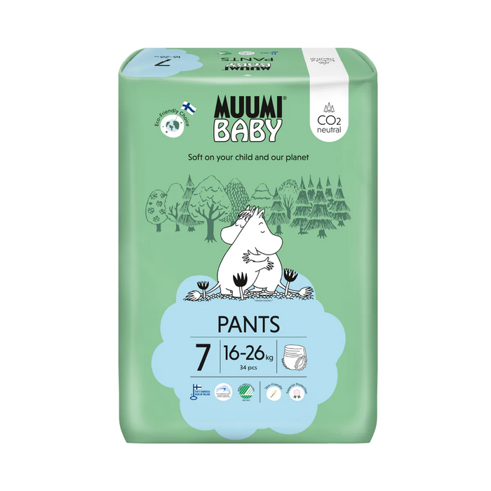 Muumi Walkers Fralda Cueca T7 (16-26kg) 34 Unidades