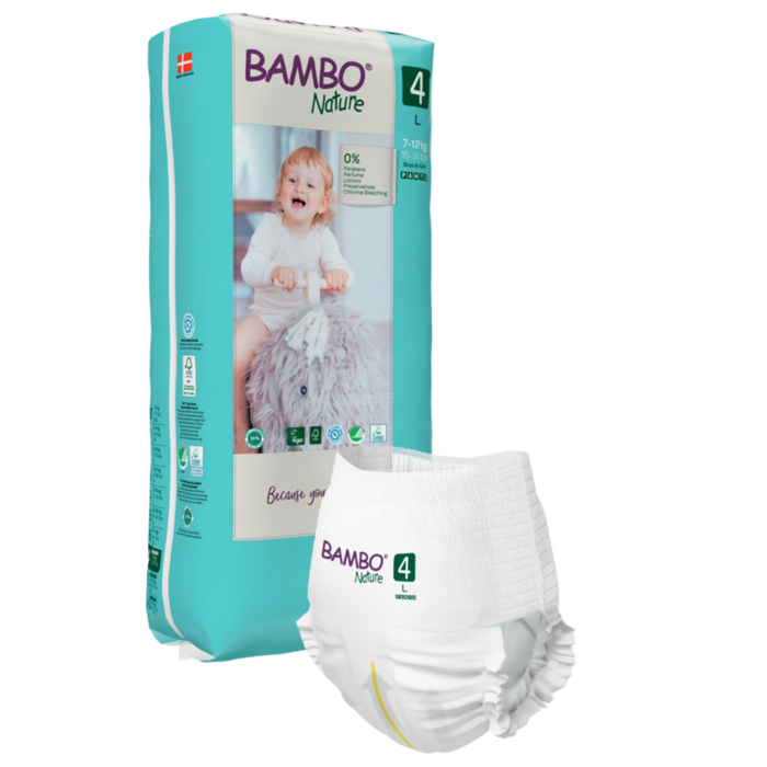 Bambo PACK XL Eco-Friendly Diapers Size 4 7-14 kg
