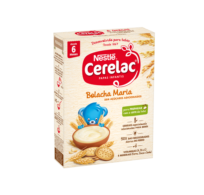 Nestlé Cerelac Bolacha Maria Não-Láctea 250g