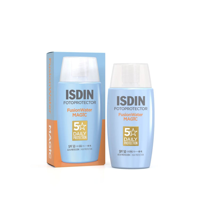 Isdin Fotoprotector FusionWater Magic SPF50 50ML - Protetor solar facial ultraligeiro
