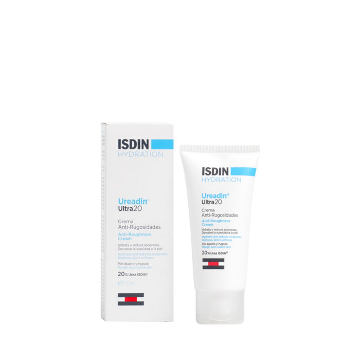 Isdin Ureadin Ultra20 50ML - Cream for very dry skin with 20% Urea ISDIN®. Indicated for dry, rough and cracked skin.