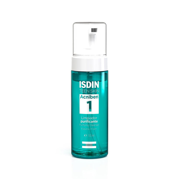 Isdin Acniben Espuma de Limpeza Purificante 150ML - Espuma de limpeza facial suave