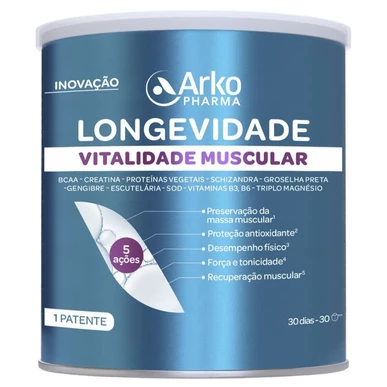 Arkopharma Longevidade Vitalidade Muscular Pó 285G