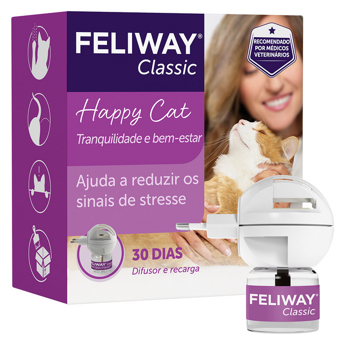 Ceva Feliway Classic Difusor + Recarga 48ml – Anti-Stress para Gatos