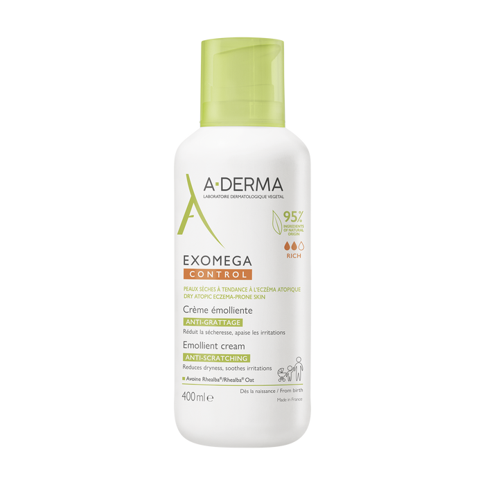 A-Derma Exomega Control Creme pele Seca a Atópica 400mL