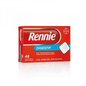 Rennie Digestif 680/80 mg x 48 Comprimidos Mastigáveis