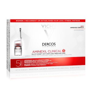 Vichy Dercos Aminexil Clinical 5 - Mulher 21 ampolas