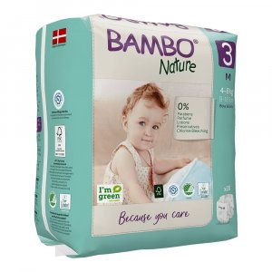 Bambo Nature Fralda T3 (4-8Kg) 28 Unidades