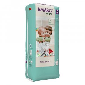 Bambo Nature Fralda T4 (7-14Kg) 48 Unidades