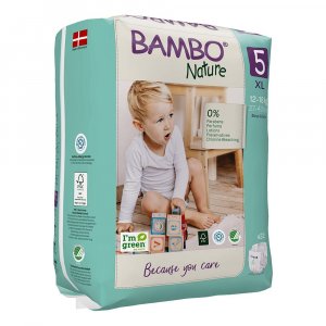 Bambo Nature Fralda T5 (12-18Kg) 22 Unidades