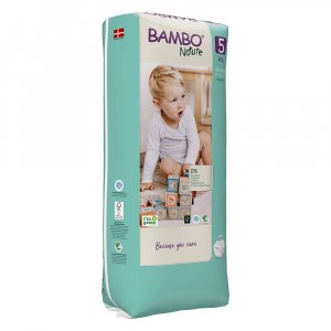 Bambo Nature Fralda T5 (12-18Kg) 44 Unidades