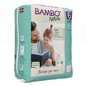 Bambo Nature Fralda T6 (16kg+) 20 Unidades