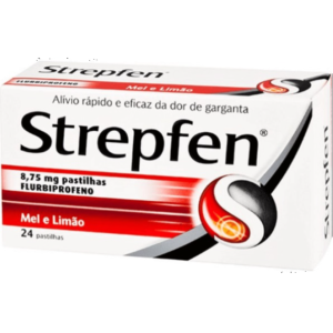 Strepfen Pastilhas Mel e limão 875 mg x 24 pst