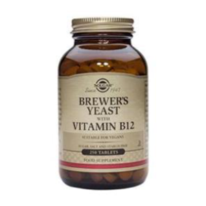 Solgar Levedura de Cerveja com Vitamina B12 250 comprimidos