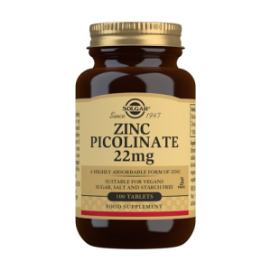 Solgar Picolinato de Zinco 100 comprimidos