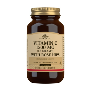 Solgar Vitamina C 1500 mg com Frutos de Roseira Brava 90 comprimidos