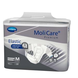 Molicare Premium Elastic Fraldas 10 Gotas Tamanho M X14