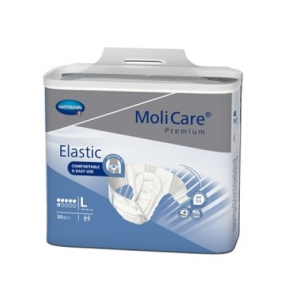 MoliCare Premium Elastic Fraldas 6 Gotas Tamanho L x30