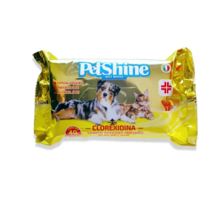 PetShine Toalhita Clorexidina 40 Unidades