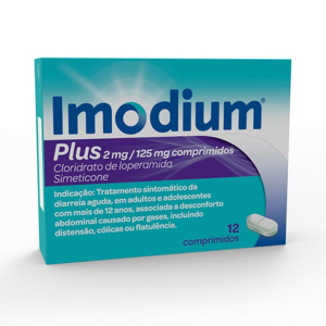 Imodium Plus 12 Comprimidos