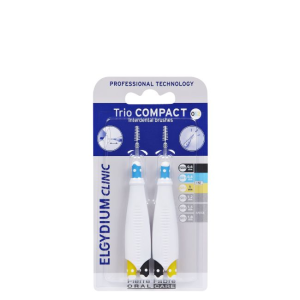 Elgydium Clinic Escovilhões Trio Compact Mistura Muito Estreitos