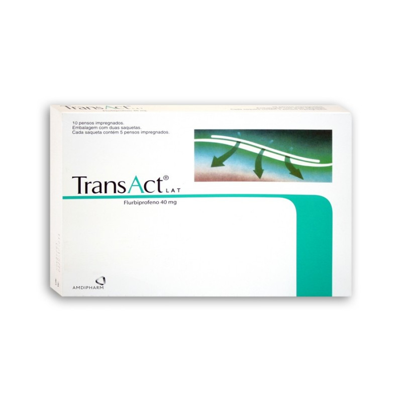 Transact Lat 40mg - 10 Pensos Impregnados