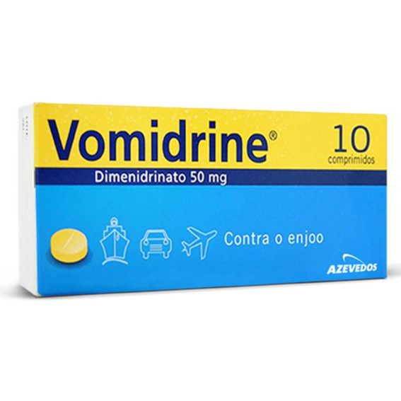 Vomidrine 50 mg x 10 comp