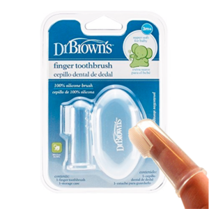 Dr. Brown's Escova de Dentes Dedo 3m+