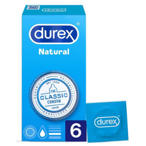 Durex Natural Plus Preservativos x6