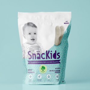 SnäcKids Biscoitos de Arroz - Espinafres 30g 6m+