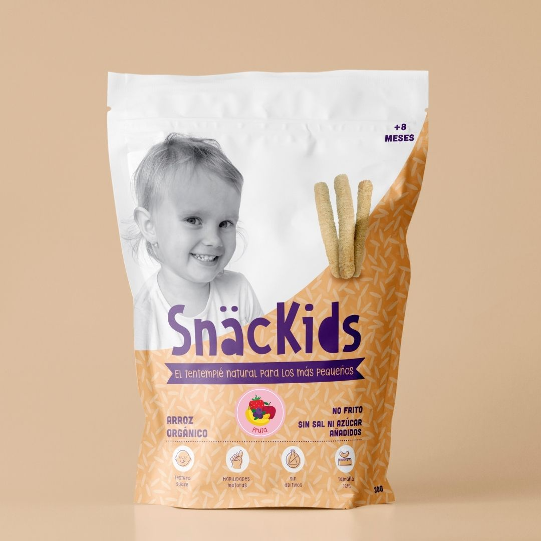 SnäcKids Palitos de Arroz - Fruta 30g 8m+