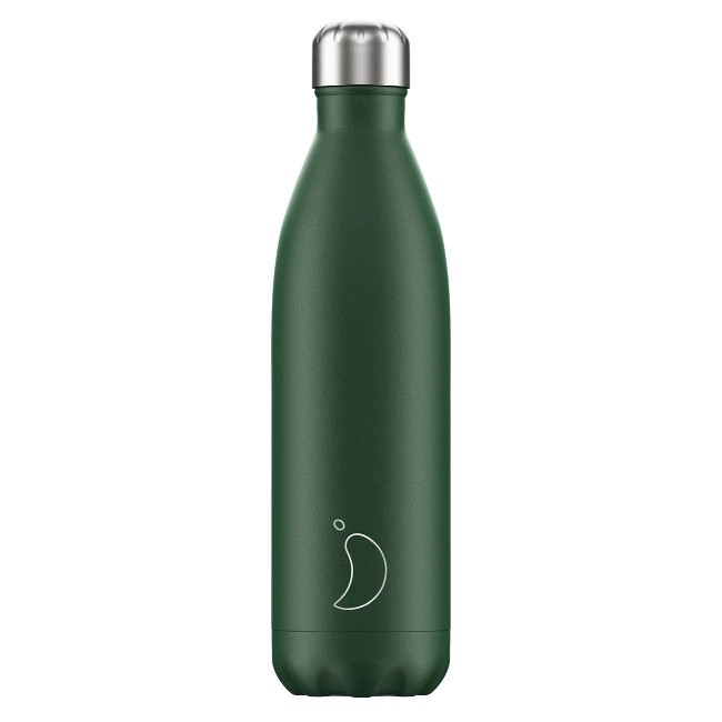 Chilly's Bottle Green Matte Edition 750mL