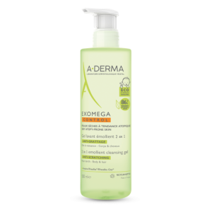 A-Derma Exomega Control Gel Corpo/Cabelo 500mL