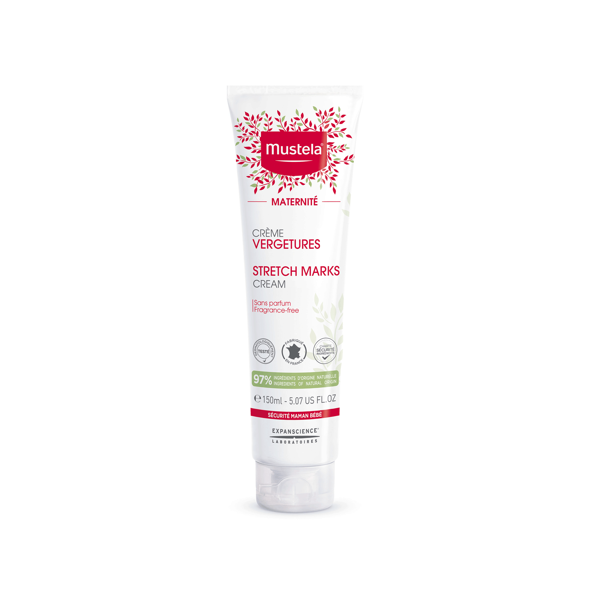 Mustela Maternidade Creme Prevenção de Estrias sem Perfume 150mL