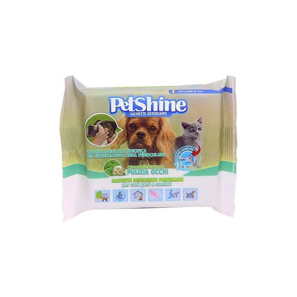 PetShine Toalhita para Olhos 15 Unidades