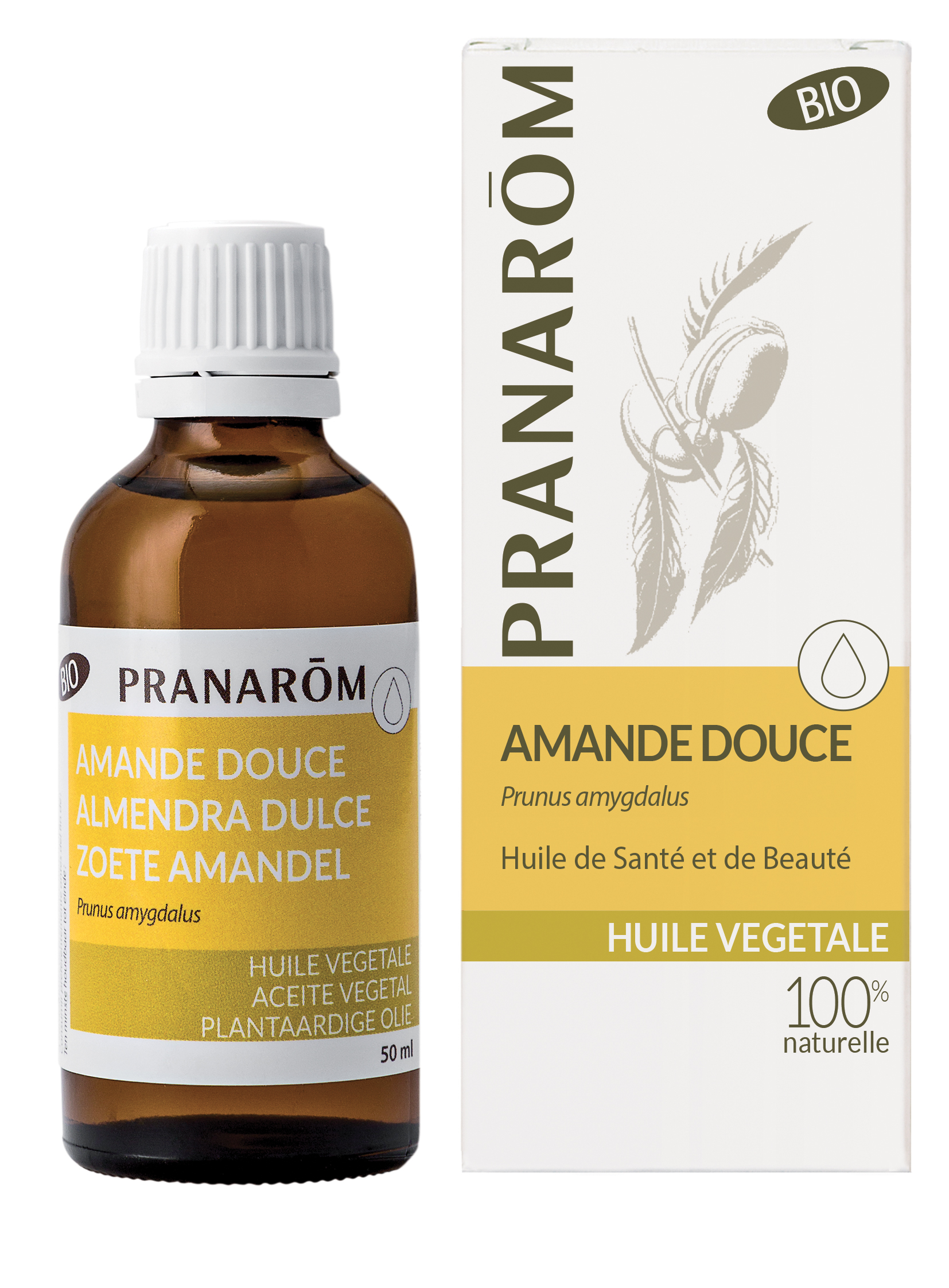 Pranarom Óleo Vegetal Amêndoas Doces 50mL