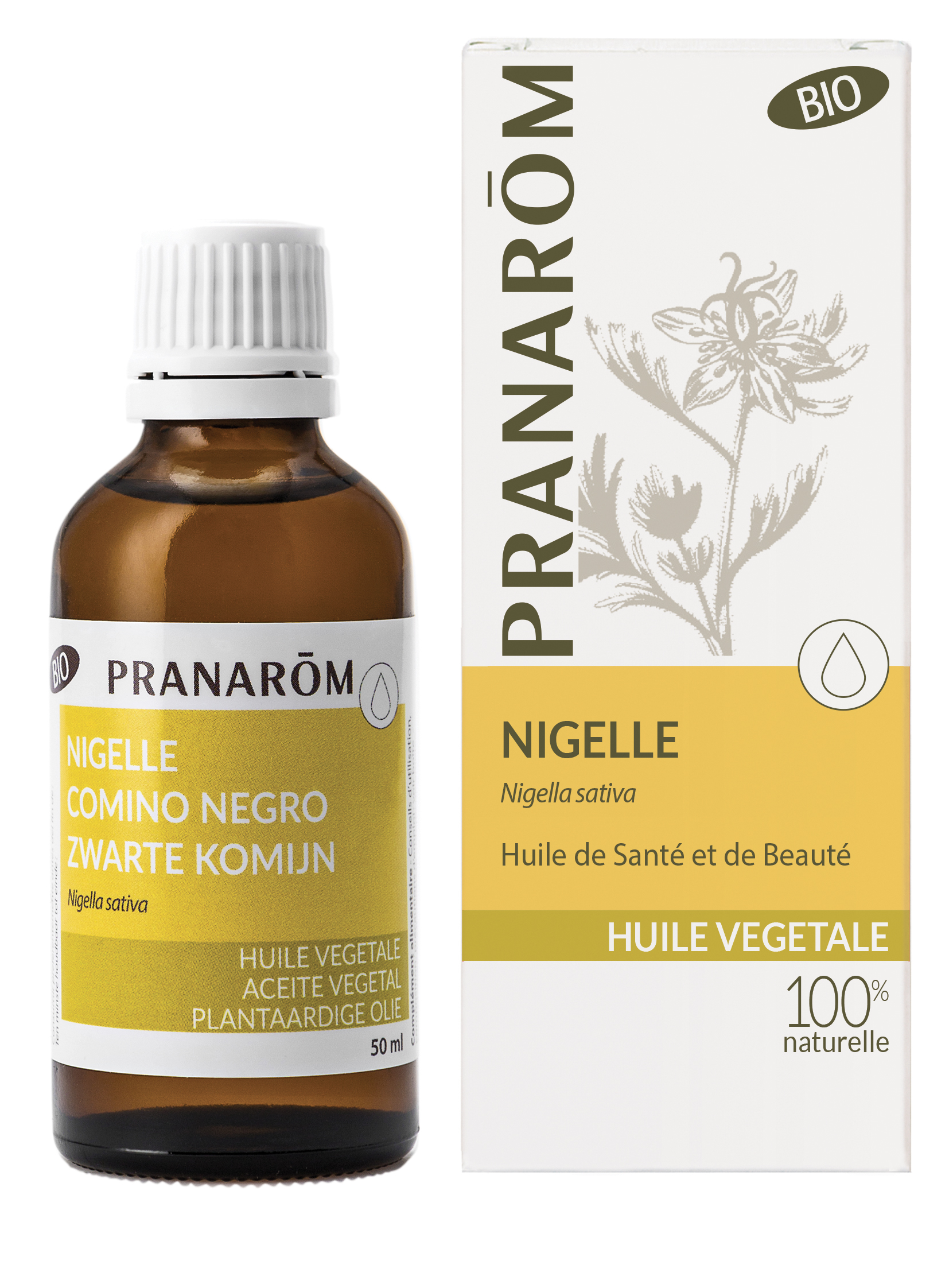 Pranarom Óleo Vegetal Cominho Preto 50mL