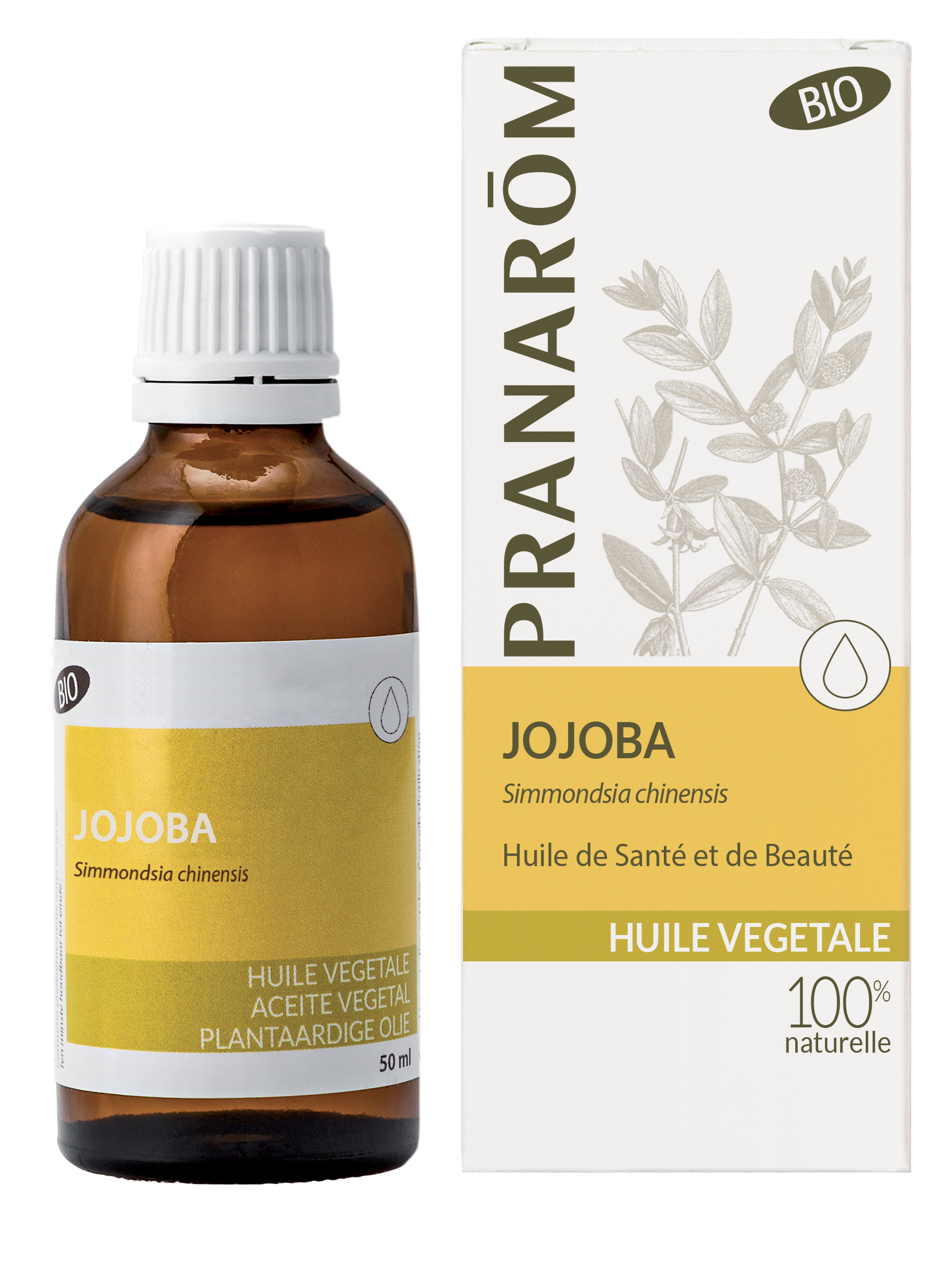 Pranarom Óleo Vegetal Jojoba 50mL