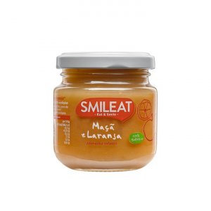 Smileat Bio Boião Maçã e Laranja 4m+ 130g