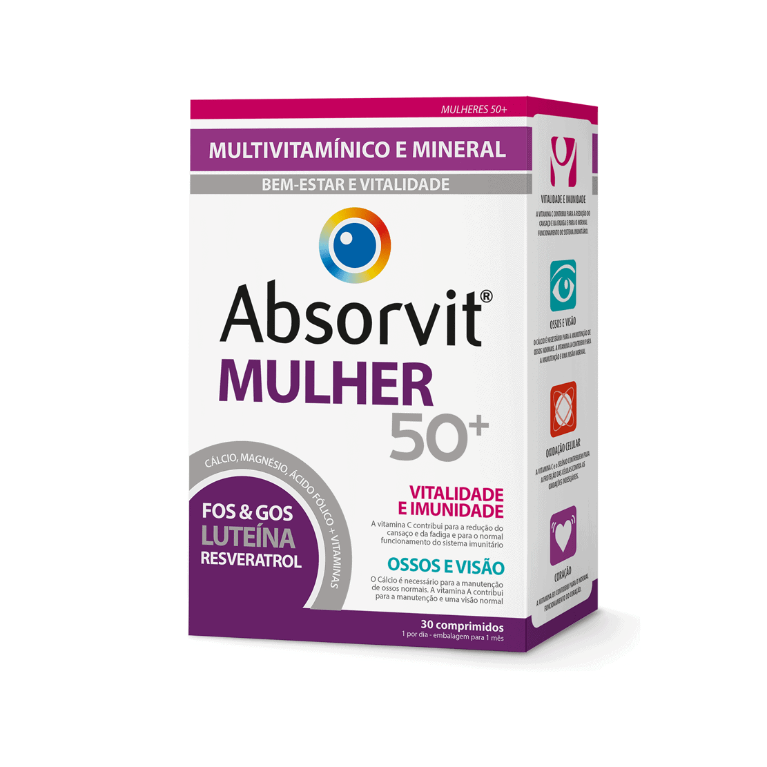 Absorvit 50+ Mulher 30 Comprimidos