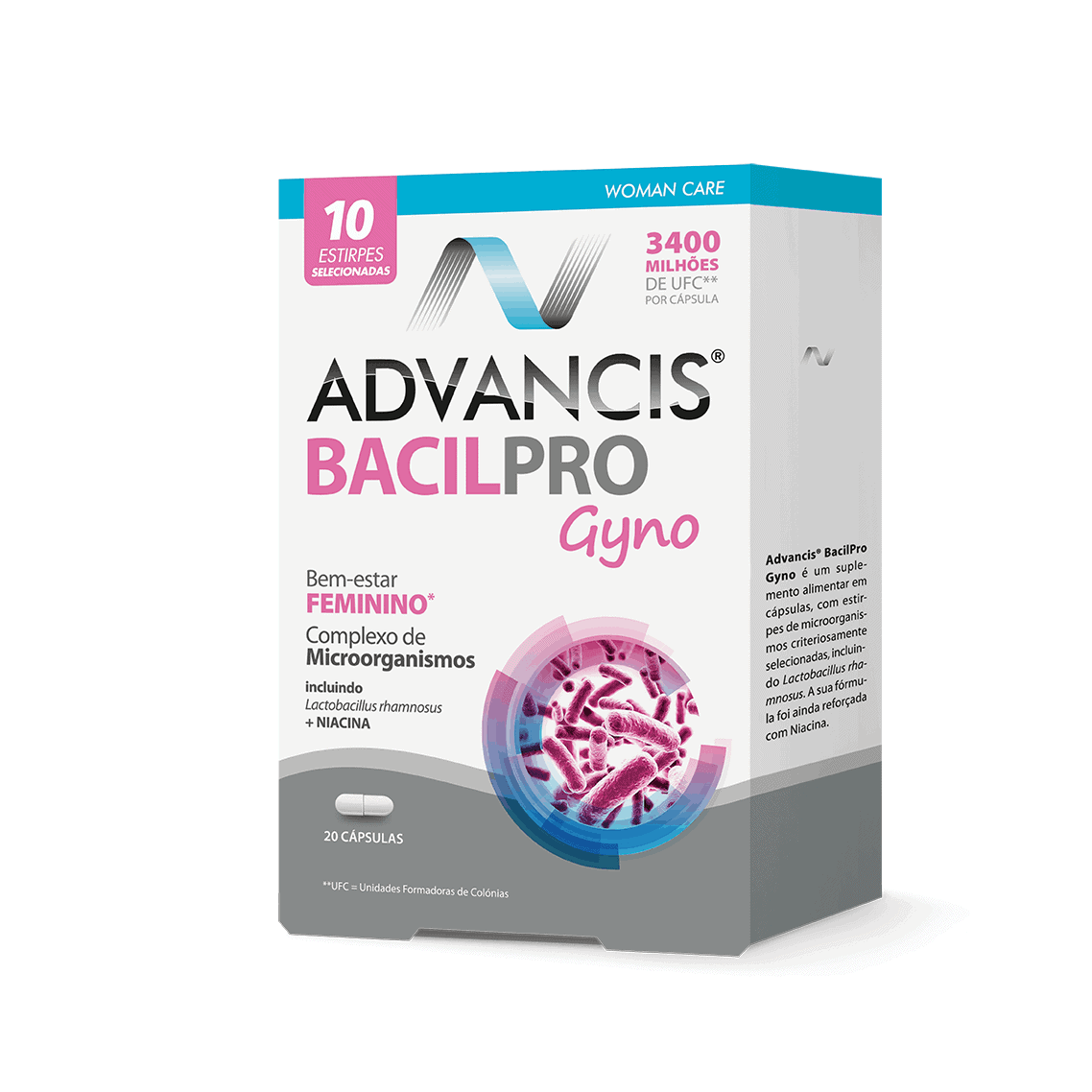 Advancis Bacilpro Gyno 20 Cápsulas