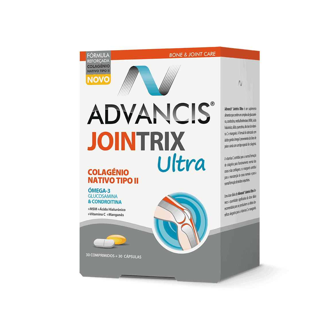 Advancis Jointrix Ultra 30 Comprimidos + 30 Cápsulas