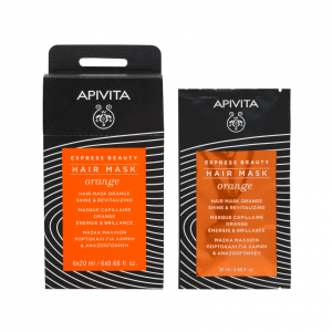 Apivita Express Beauty Máscara Capilar Brilho & Vitalidade de Laranja 20mL