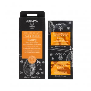 Apivita Express Beauty Máscara Hidratante & Nutritiva de Mel 2x8mL