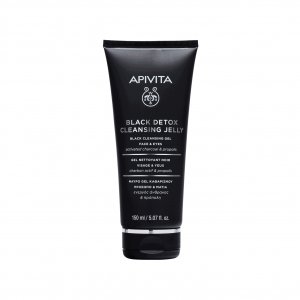 Apivita Gel Preto Detox Rosto e Olhos 150mL