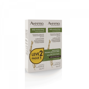 Aveeno Daily Moisturising Duo Creme Hidratante 2x100mL (com Oferta de 2ª Embalagem)