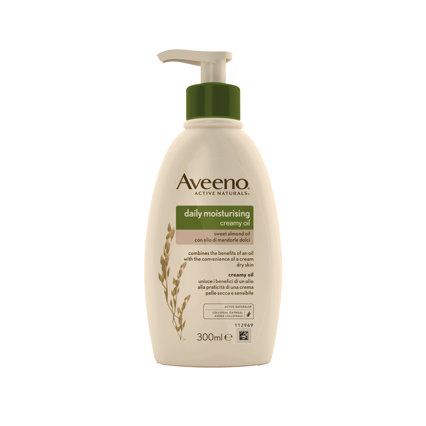 Aveeno Daily Moisturising Óleo Cremoso 300mL